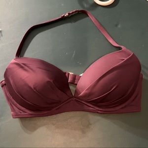 Burgundy Bikini Top